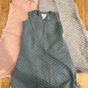 Set of 3 Organic Quilted Baby Sleep Sacks